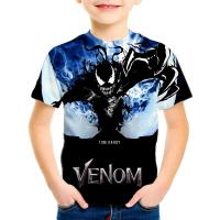 Camiseta De Verano Para Niños Con Diseño 3D De Veneno Manga Corta Impresión De Dibujos Animados Ropa Infantil Deporte Unisex Polyester - details 2