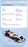 Modelo De Coche F1 Bburago 2021 Red Bull Racing RB16b No.11 No.33 Verstappen Perez a Escala 1:43 Metal Sin Batería Para Coleccionistas - details 3
