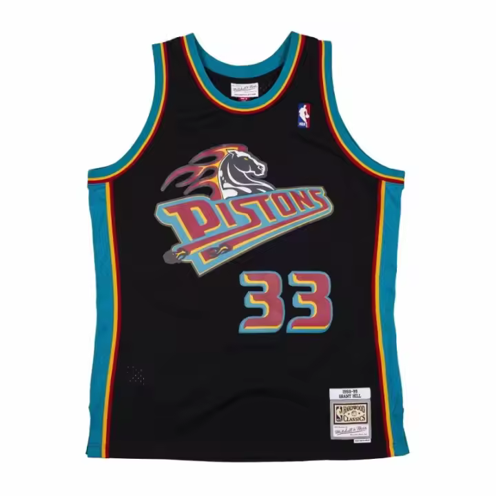 Camiseta Grant Hill Detroit Pistons NBA Reload Swingman de Mitchell and Ness. - 1