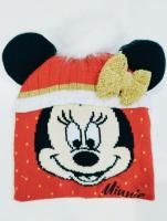 Gorro  Minnie  Mouse niña con orejas ,lazo y pompón. Marca  baby ,talla 50 mas o menos  2 a 3 años .Muy calentito y navideño .Para llevar a nuestros peques a la última con este precioso gorrito o ideal para regalar. - details 0