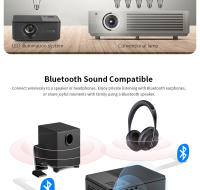Proyector Portátil AUN A32 pro Android 13 Mini LED 3D WIFI Para Teléfono Y Computadora Video 4K Película 1080P Teatro En Casa - details 14