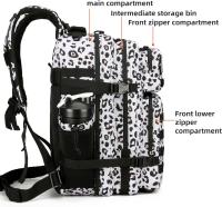 Mochila Táctica Grande 45L 3P Para Senderismo Y Camping Bolsa De Deporte Al Aire Libre Impermeable Rucksack De Escalada - details 3