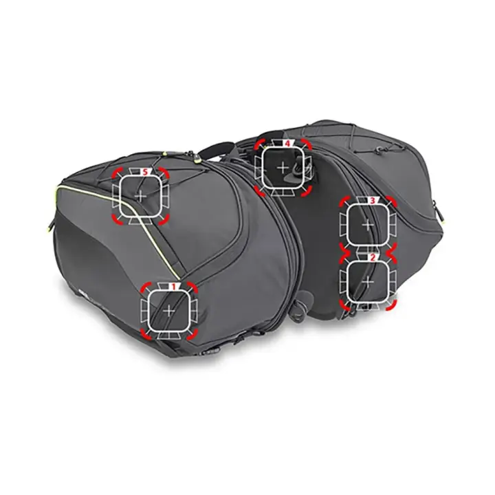 Equipaje Maletas y alforjas Givi Alforjas Laterales Ea127 Negro - 1
