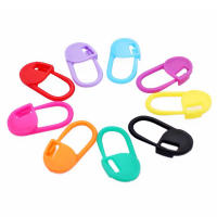 100Pcs Marcadores De Costura Para Tejer Y Crochet Colores Mixtos Herramientas De Bordado Con Gancho De Bloqueo Pin De Acero Inoxidable Para Adultos Y Niños - details 0