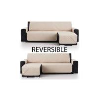 Funda Cubre Sofá Chaise Longue Acolchado Reversible Antiácaros Protector Manchas Rombos (Para Brazo derecho y Izquierdo) Válido Hasta 290 cm De Ancho De Brazo A Brazo - details 3