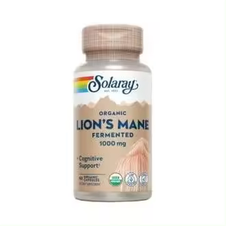 Solaray Melena De León Fermentada 500Mg 60Caps - 1