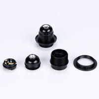 Soporte De Bombilla E27 Negro Auto-bloqueable Para Luz LED Capa De Bakelite Soporte De Bombilla Para Piso Y Escritorio - details 5