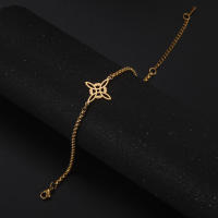 Pulsera De Encanto De Brujería Skyrim Para Mujer Cadena De Acero Inoxidable Pulsera Vintage Geométrica Adecuada Para El Día Regalo De Amuleto Wicca - details 4