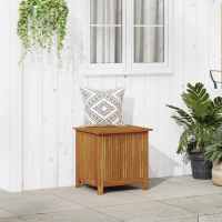 vidaXL Caja de almacenaje de jardín madera maciza acacia en dimensiones 90x50x58 cm/60x50x58 cm/75x75x58 cm y más - details 1