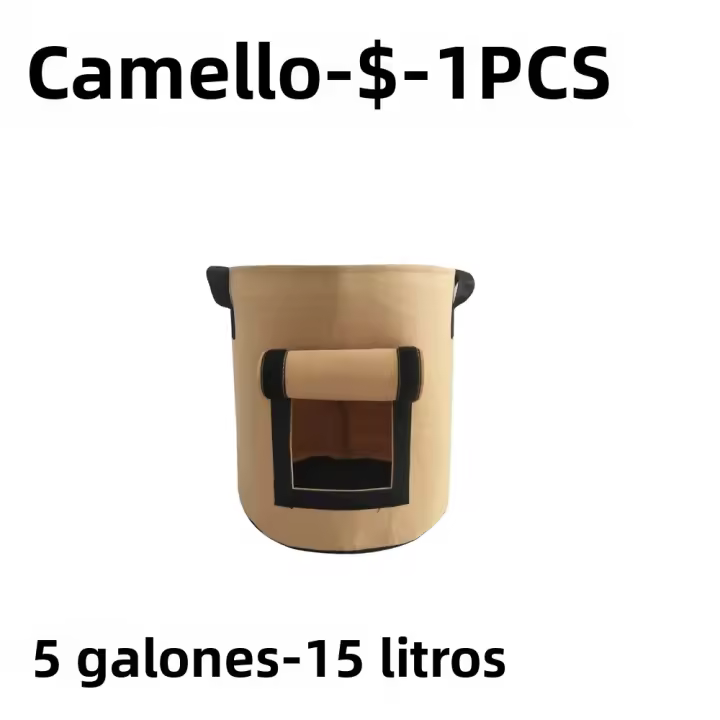 Bolsas De Cultivo De Verduras De Tamaño Grande Y Pequeño Bolsas De Crecimiento De Plantas De Tela No Tejida Para Jardín Y Estufa Herramientas Verticales Para Patatas - 1