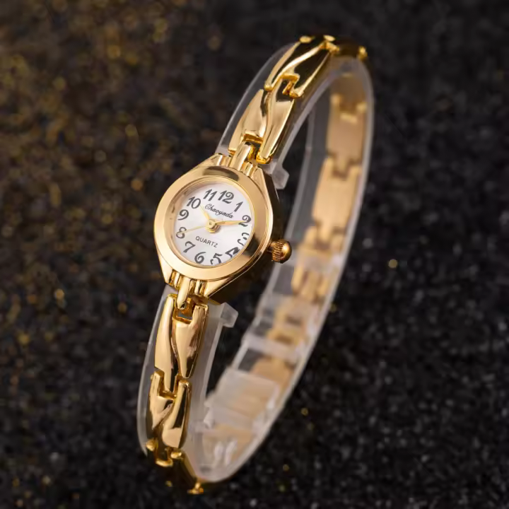 Reloj De Pulsera De Lujo Para Mujer Montre Femme Reloj Para Mujeres Pequeño Elegante De Marca Oro Relojes De Cuarzo Para Chicas - 1