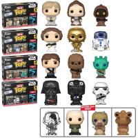 Funko Pack  16 Bitty Pop  Bittys Funko  Pop  Star Wars  (4 packs 4 uds )Darth VAder Luke Skywalker Leia R2-D2 C3po Han Solo Greedo Chewbacca Stotmtrooper Tie Pilot - details 1