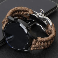 Correa De Cuerda Tejida 20mm 22mm Para Samsung Galaxy Watch 3/4/5 41/45mm 40/44mm 42/46mm Bandas De Nylon Para Huawei GT3 GT 2e GT2 - details 3