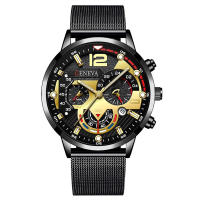 Reloj De Pulsera De Lujo Para Hombre Reloj De Cuarzo Moda Reloj De Mano Luminosa Calendario Casual Adecuado Para Negocios - details 4