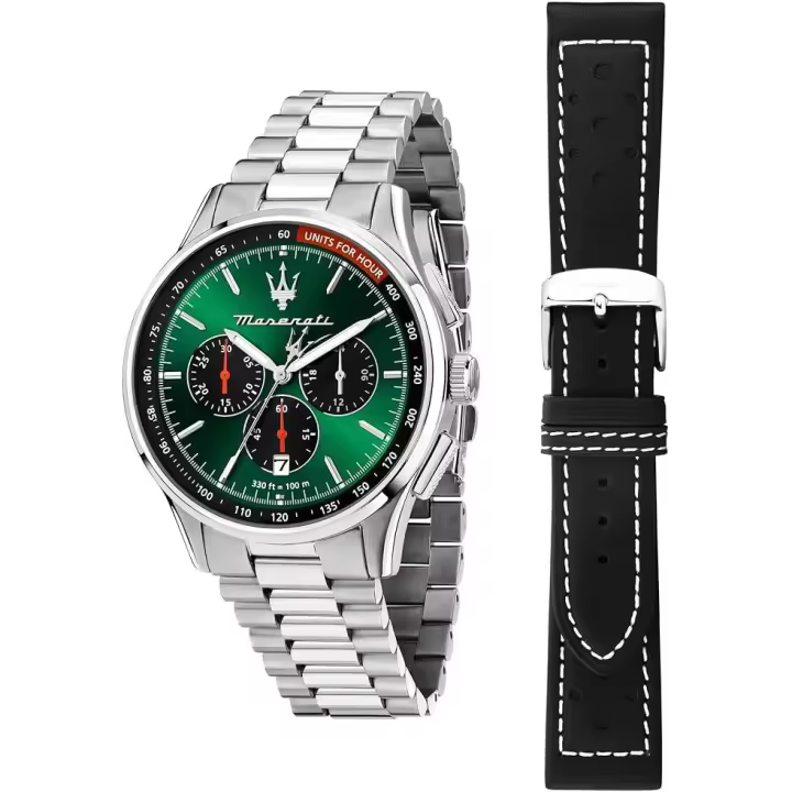 Maserati Reloj Hombre, Cronógrafo, Analógico, 42 mm, Colección SORPASSO, Special Pack - R8873624002 - 1