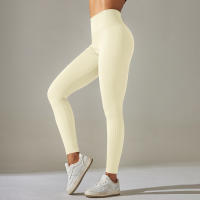 Leggings De Yoga Para Mujer Levantamiento De Glúteos Gimnasio Pantalones De Deporte Cintura Alta Fitness Leggings Transparentes Ejercicio Running - details 13