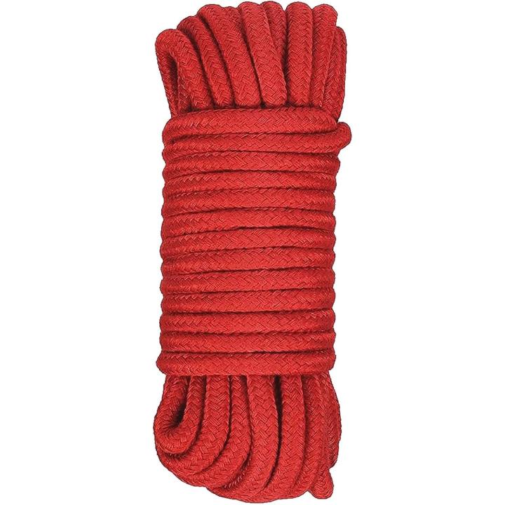 Cordón de Cuerda de Algodón Elega de 10M, Cuerda para todo USO, Cuerda para ATAR Nudos de Algodón trenzado para proyectos de manualidades DIY, Cuerda para agrupar colgantes