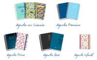 Dohe - Agenda Escolar 2025 2026 - Día Página, Tamaño A6 (12x17 cm), Español e Inglés, Cierre de Espiral Doble y Goma, Tapa Dura, 4 Páginas de Pegatinas - COLOUR VIBES - details 2