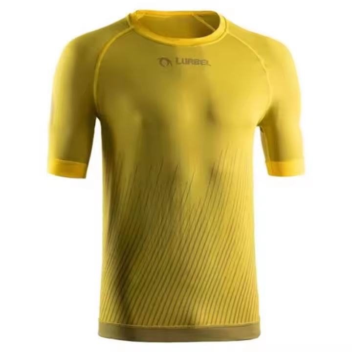 Camiseta de Manga Corta Lurbel Samba Lyn para hombre en color amarillo - 1