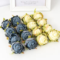 5pcs Flores Artificiales De Seda Rosa Para Boda Decoración Del Hogar Fiesta Navidad Cumpleaños Artesanía De Mesa Decoración De Eventos - details 3