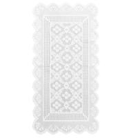 Corredor De Mesa Moderno Minimalista En Blanco Con Encaje Decoración Nórdica Para Mesa De Comedor Televisor Tapete De Té - details 3