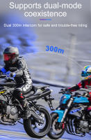 Casco De Motocicleta Y20 MAX Con Intercomunicador Bluetooth Y Luz RGB De Batería 1000mAh Impermeable IPX6 V5.3 Effect Para Motos - details 2
