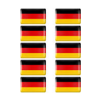 10pcs Etiquetas De Epoxy Para Decoración Interior De Coche Bandera De Emiratos Árabes Unidos Tailandia Holanda Rusia Brasil Italia Adhesivo Para Interiores De Automóviles - details 10