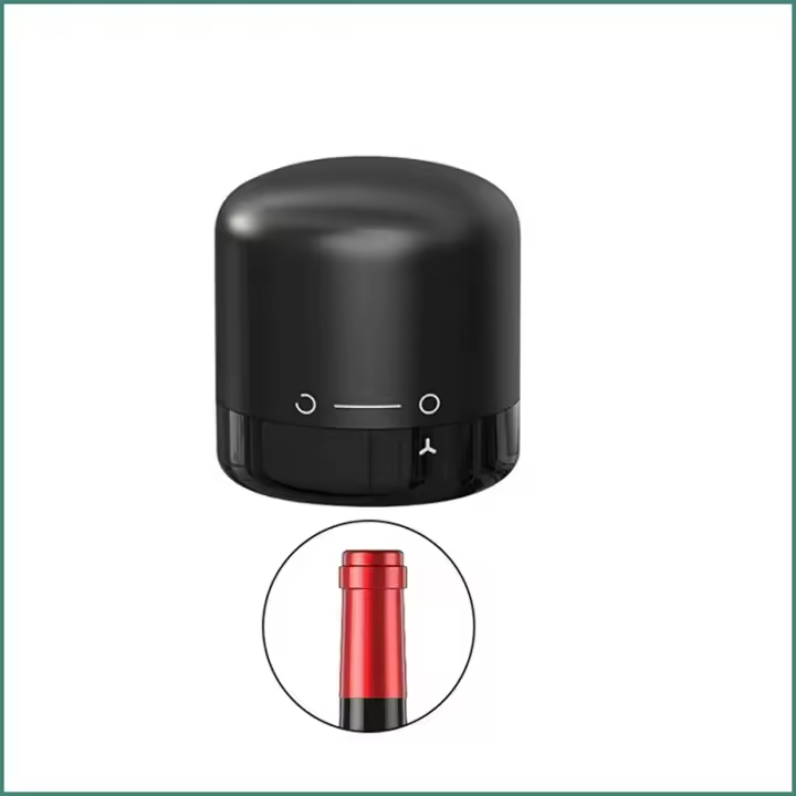 Mini Tapón De Vino Ecológico De Silicona Para Mantener El Vino Fresco Disponible En Tiendas De Descuento Tapón De Botella De Goma Para Alimentos - 1