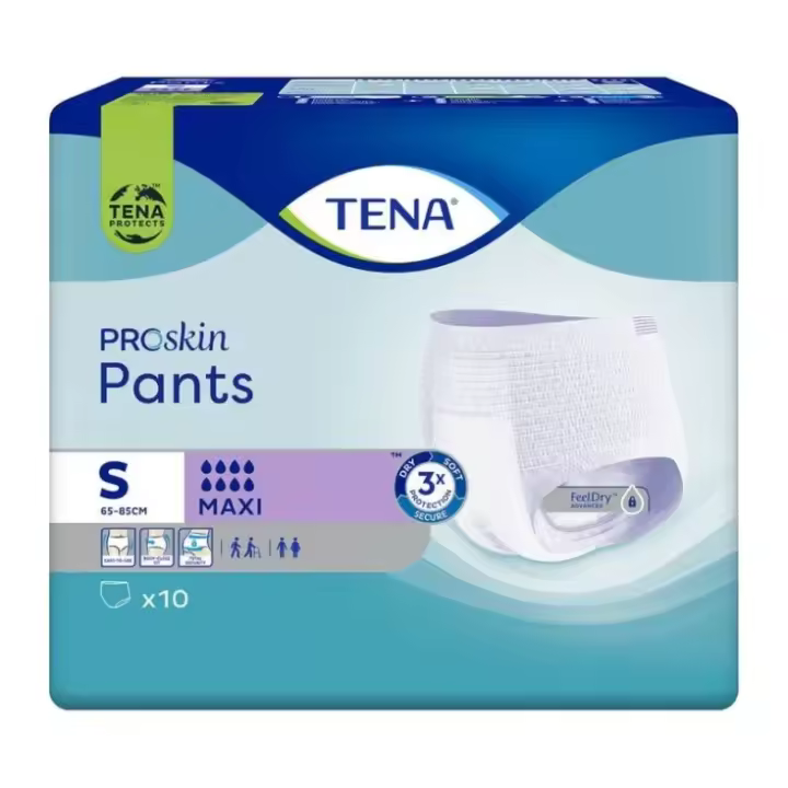 Tena Proskin Maxi Pants Braguitas Absorbentes Talla S 65-85cm 10 unidades - 1
