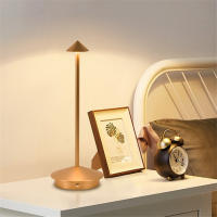 Lámpara De Mesa Recargable LED Con Sensor De Toque Luz Nocturna Sin Cable Para Lectura En Escritorio Para Restaurante Hotel Bar Habitación Dormitorio - details 7