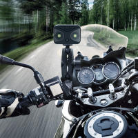 Adaptador De Doble Cabeza De Bola Con Tornillo Para Cámara De Acción Insta360 GoPro Montura Super Clamp Con Cabeza De Bola De 360° - details 0