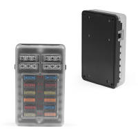 Bloque De Fusibles De Coche O Barco 6- O 12- Maneras Con Indicador LED 12V 32V Panel De Distribución De Energía Impermeable Para Automóviles Y Marine Metal + Plástico - details 8