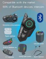 Casco De Motocicleta X15-PRO Con Intercomunicador Bluetooth Luz Ambiental Multicolor Sonido Dinámico De 40mm Talk 600M X15PRO - details 13