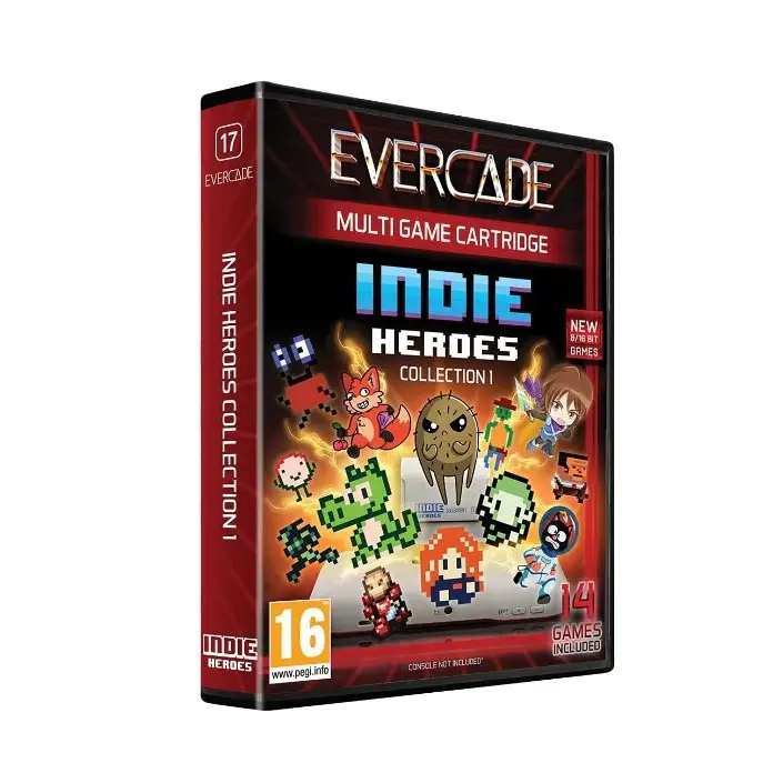 Cartucho con Juegos Indie Heroes Collection 1 para Videoconsola Evercade - 1