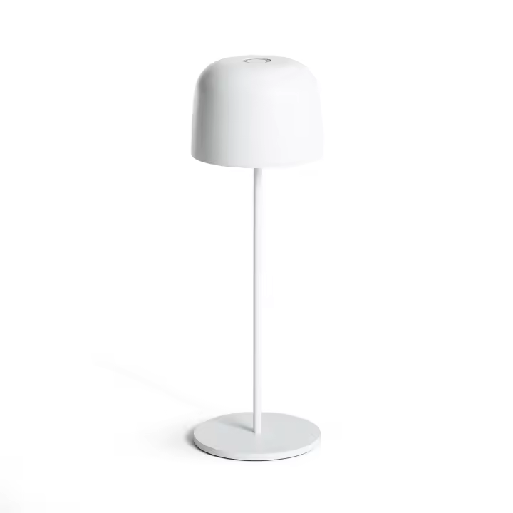 Ledkia Lámpara de Mesa LED Portátil para Exterior Aluminio con Batería Recargable Wink Beige - 1