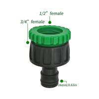Conector Rápido ABS Para Riega Jardín 1/2'' Doble Macho Adaptador Extensor Para Tubo Y Tubo Set De Adaptadores De Agua Para Jardín - details 1