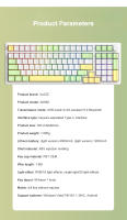 Teclado Mecánico AJAZZ AK992 Gaming RGB 100 Teclas Hot Swap Bluetooth 5.0 2.4G USB Para PC Gamer Escritorio Compatible Con Laptop Y Tablet - details 7