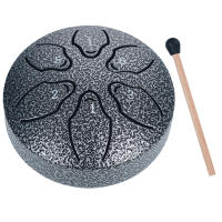 Mini Tambor De Lengüeta De Acero Portátil De 3 Pulgadas Con 6 Notas Para Yoga Meditación Gimnasio Hogar Instrumento De Percusión Para Adultos - details 11