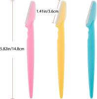 Maquinillas de afeitar removedor de pelo facial Shaper, herramienta de dermaplaning Exfoliante para mujeres y hombres 6 piezas - details 0