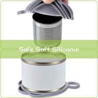 Tapas para latas de comida para mascotas, tapas para cucharas de comida para gatos, abridor con linda forma de pata, espátula de silicona para almacenamiento de perros (gris) - details 3