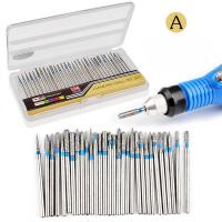 Juego De 30 Piezas En Caja De Bits De Uñas Con Diamante Y Tungsteno Cutter De Carburo Para Manicura Herramientas Eléctricas Para Eliminar Gel Y Polvo De Pintura - details 5