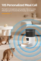 ROJECO Dispensador Inteligente De Alimentos Para Gatos Y Perros 3L Recargable Con WIFI Control Remoto Para Alimentación Automática - details 6