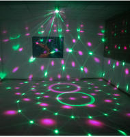 Luz De Disco Para Fiestas Controlada Por Voz Con 6 Colores LED Decoración Para Cumpleaños Navidad Karaoke Iluminación DJ Mini - details 6