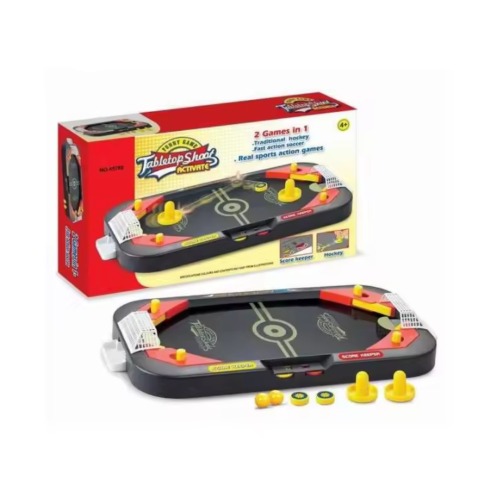 BP Juego de Mesa 2 en 1 Air Hockey y Pinball para 2 Jugadores con Contador de Puntos - 1
