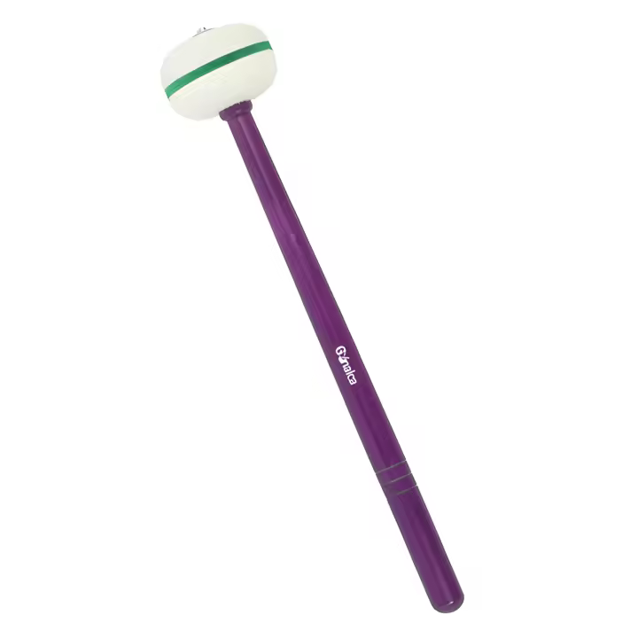 maza bombo o timbal bola fieltro ref.02639 Largo total: 37cm. Bola: alto 5,5cm ancho6,7 cm. Morado - 1