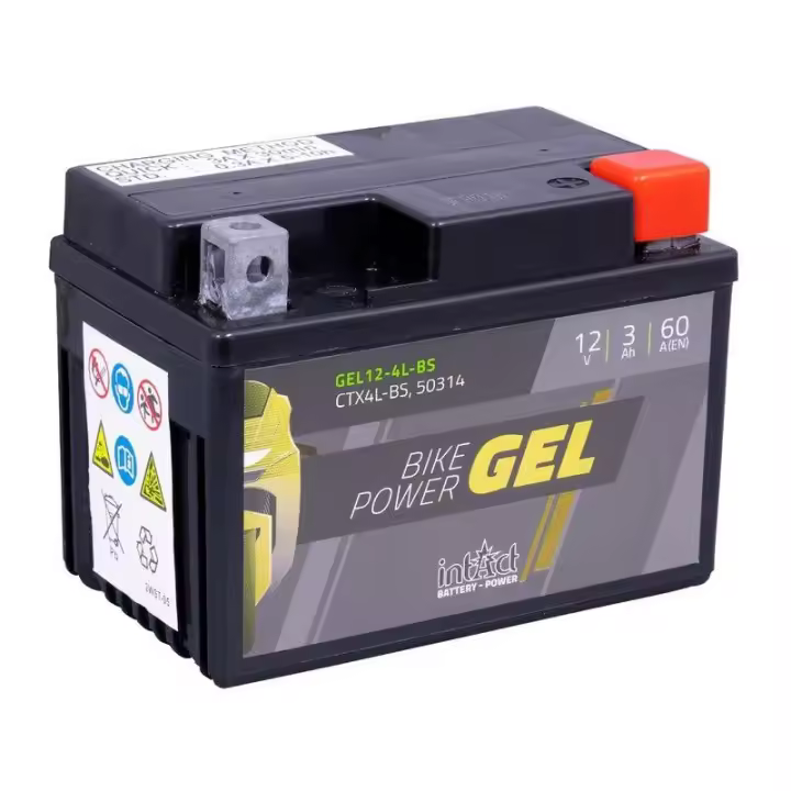 Bateria Intact gel YTX4L-BS 12V 3Ah - 1