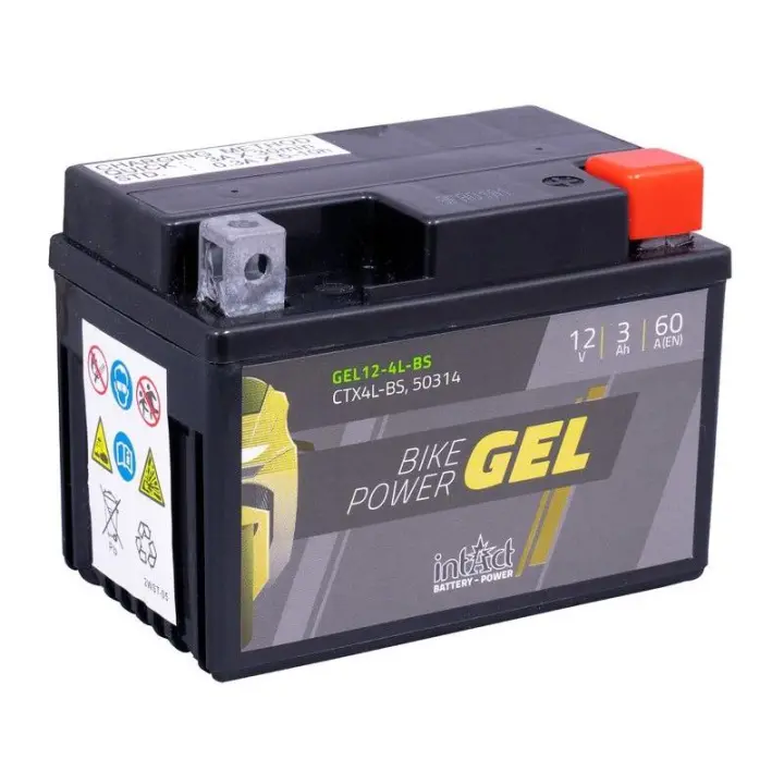 Bateria Intact gel YTX4L-BS 12V 3Ah - 1
