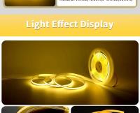 Tira De Luz LED COB Flexible 1-10M DC 12V 24V 320 LEDs Alta Densidad Luz Lineal Dimmable Para Decoración Interior De Habitación - details 9