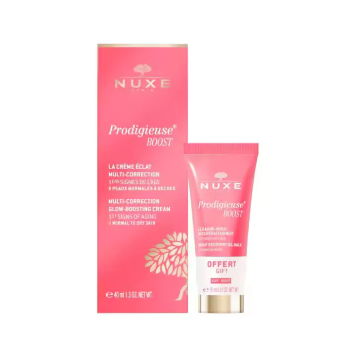 Nuxe Prodigieuse Boost Crema Luminosidad (Piel Normal A Seca) 40 ml + Regalo  Prodigieuse Boost Bálsamo 15 ml Pack - 1