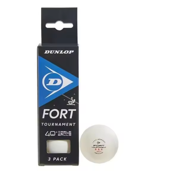 Pelotas Tenis Mesa ITF Dunlop Fort Tournament 3 bolas - 1